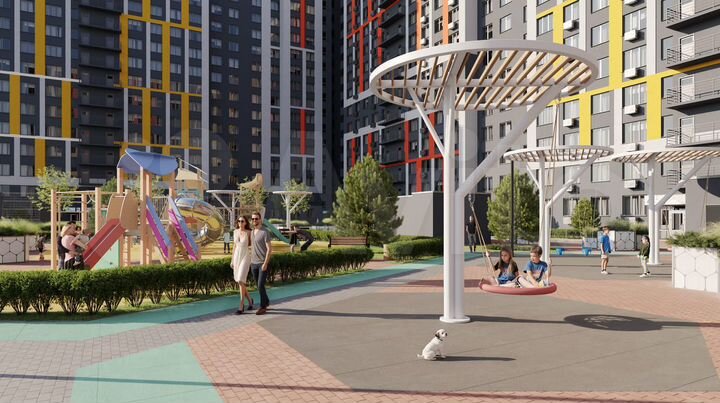 2-к. квартира, 64,6 м², 1/16 эт.