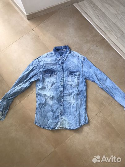 Джинсовая рубашка
