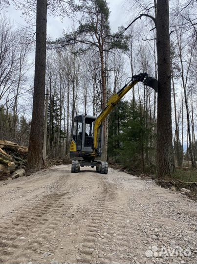 Экскаватор с гидробуром гидромолот
