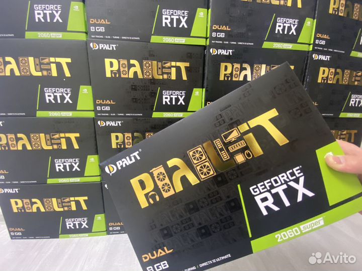 Видеокарта RTX 2060 super DUAl 8gb 30 шт