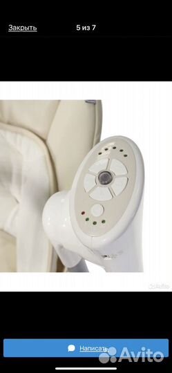 Стул качеля 2 в1 для кормлени babyton