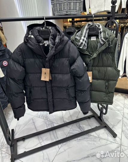 Куртка пуховик burberry