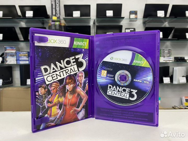 Диск xbox 360 Dance central 3