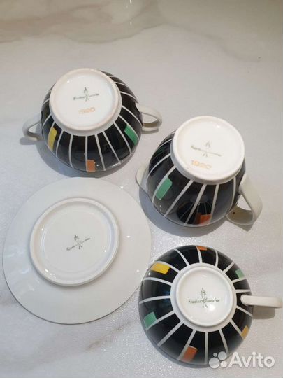 Кофейный сервиз гдр ретро винтаж полный комплект