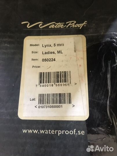 Гидрокостюм для дайвинга женский