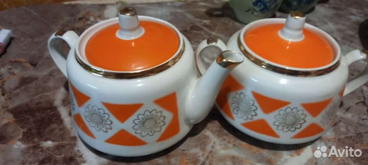 Чайник заварочный и сахарница СССР