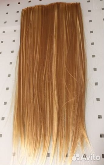 Волосы на заколках для наращивания
