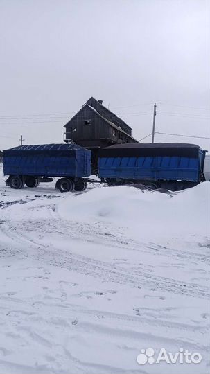 Груза перевозки на камазе с прицепам зерновоз