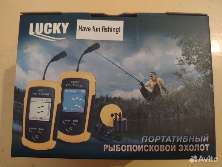 Эхолот для рыбалки Lucky FFC1108-1 новый цветной