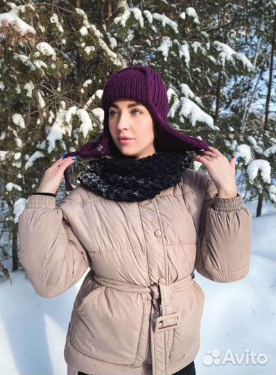 Шапка женская вязаная