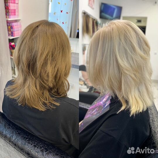 Сложное окрашивание волос