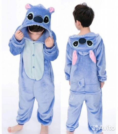 Кигуруми пижама Стич 100, 110, 120,130