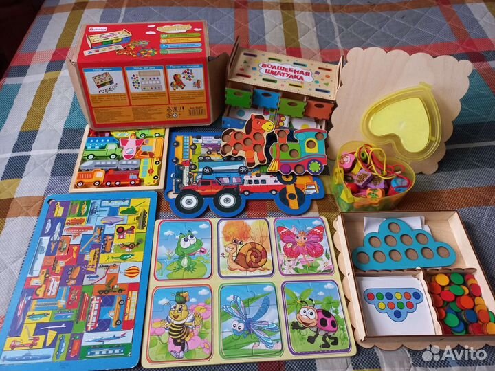 Развивающие деревянные игрушки