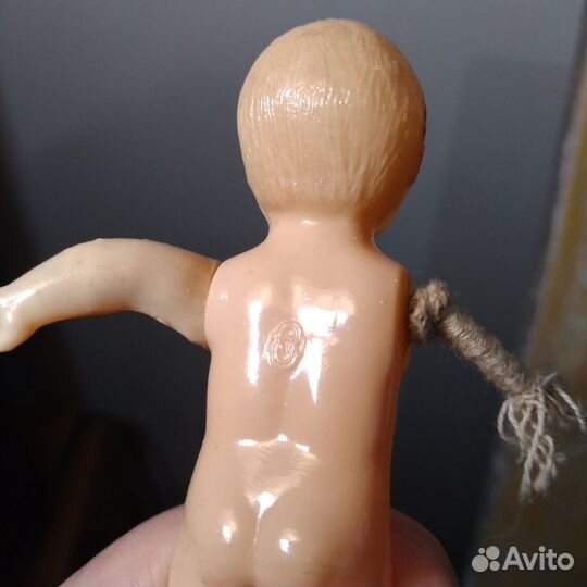 Пупс целлулоид СССР, резиновая старинная кукла