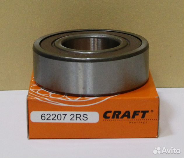 Подшипник 180507 / 62207 2RS 35х72х23 craft SKF