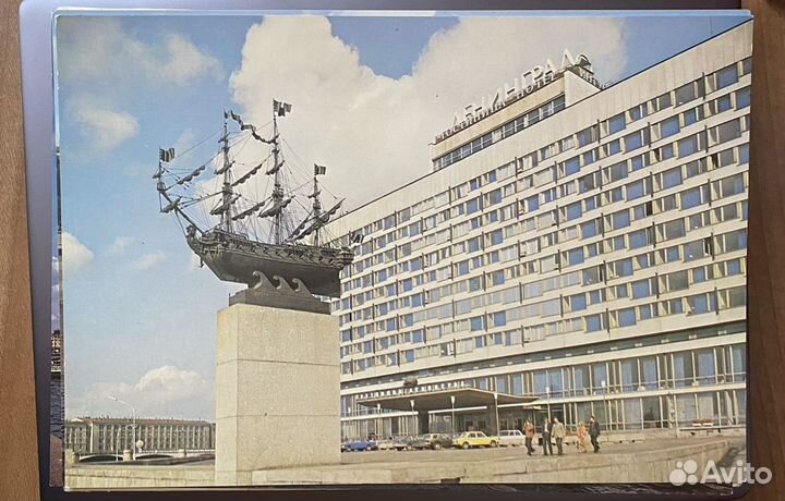 Большие советские открытки с видами Санкт-Петербур