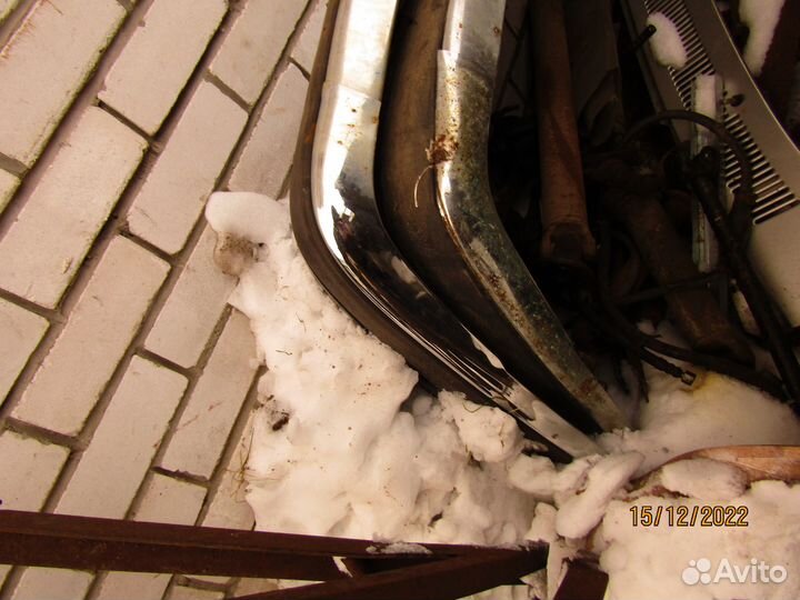 Хром на задний бампер Волга 31105