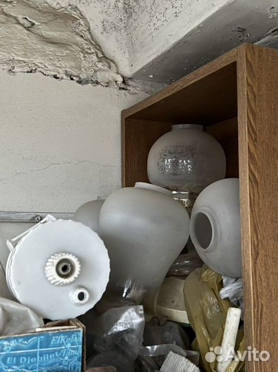 Хрустальная люстра СССР винтажная