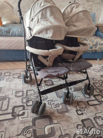 Коляска трость для двойни