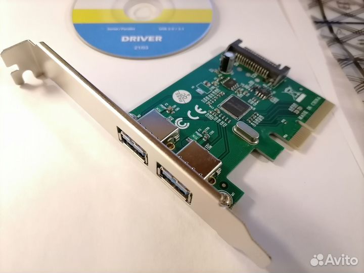 Контроллер USB 3.0 / 3.1 PCI-E x4
