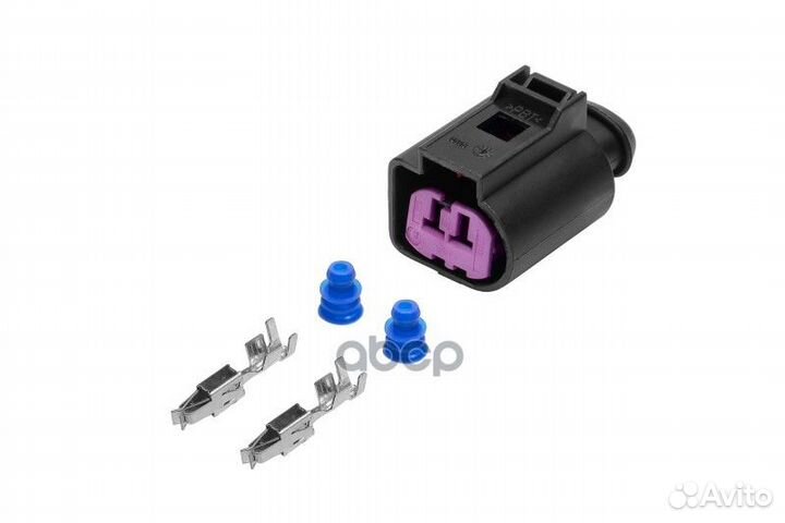 Разъем 1J0973772 (2pin) 2 контакта аккумуляторн