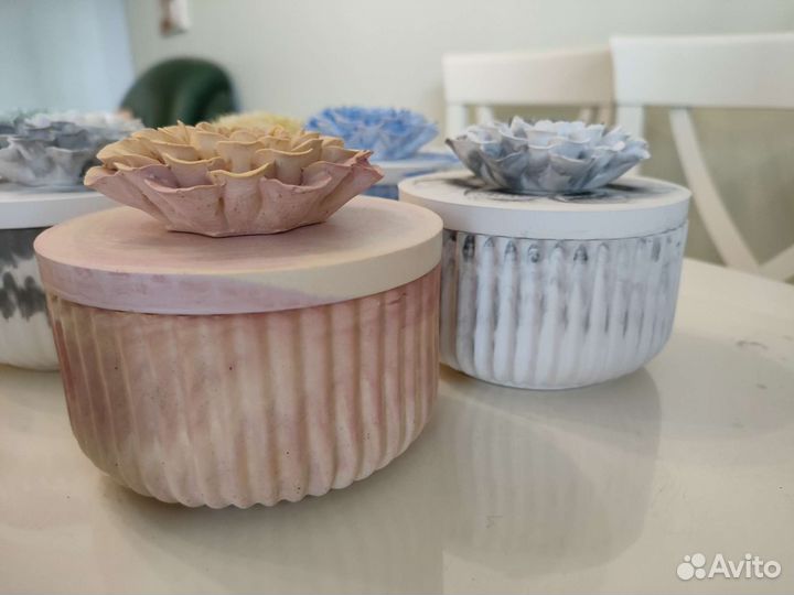 Шкатулка из гипса