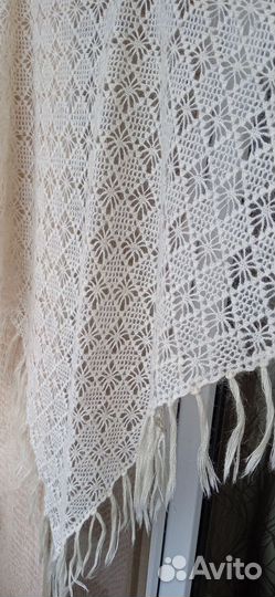 Шаль. Пух натуральный. Ручная работа