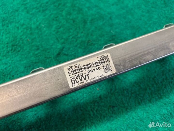 Топливная рампа с форсунками Kia Rio 4 20Г