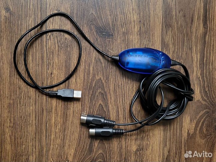 Переходник midi M-Audio USB—2x5pin