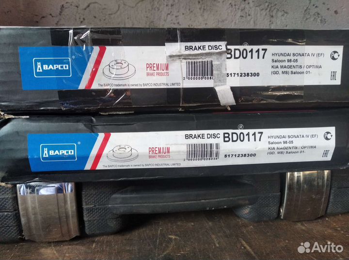 Тормозные диски на hyundai sonata