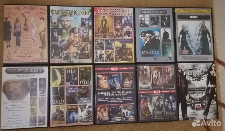 DVD-диски, фильмы и музыка