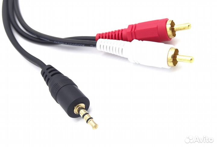 AUX-кабель Aura RCA-JA30 2RCA-miniJack 3.5