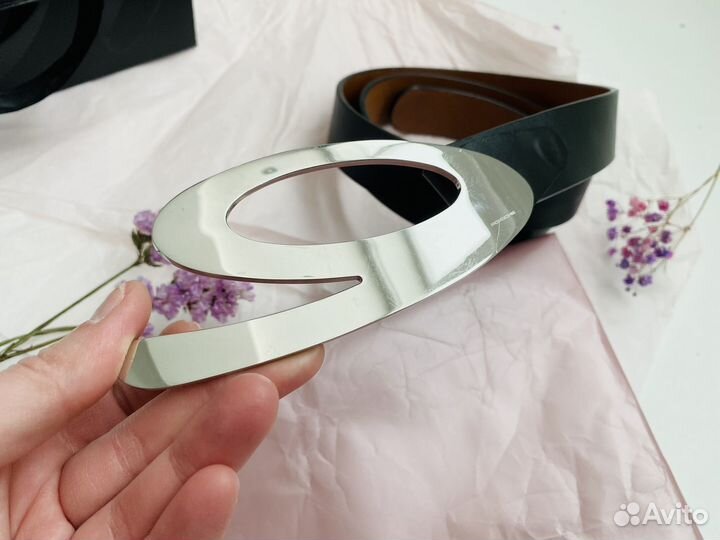 Ремень женский кожаный Италия pоrshе 90 100