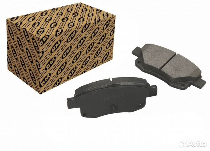Колодки тормозные дисковые зад