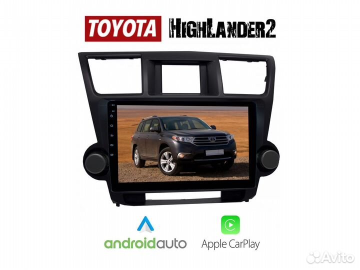 Topway Toyota Highlander 2 LTE CarPlay 2/32gb