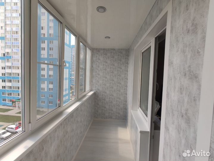 Балконы/лоджии под ключ, застекление, отделка