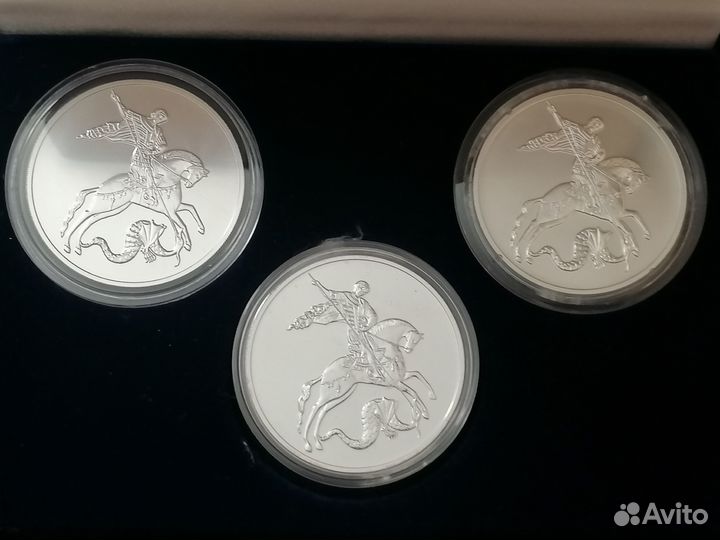 Подарочный набор серебряных монет 999пр