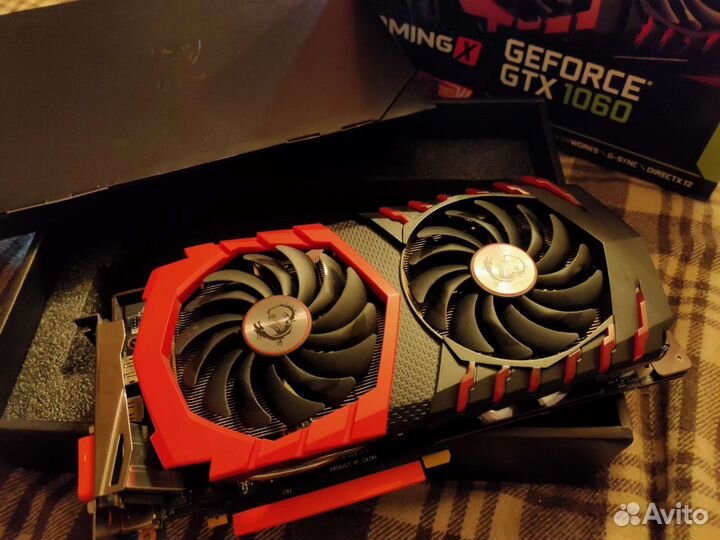 Видеокарта gtx 1060 6gb msi gaming x