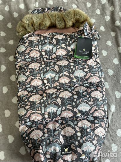 Новый зимний конверт в коляску-санки