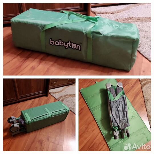 Детская кровать манеж с матрасом