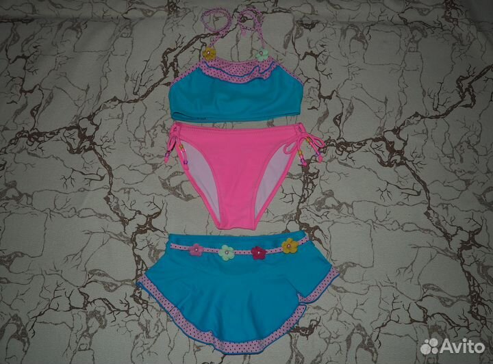 Раздельный купальник для девочки р.30-34