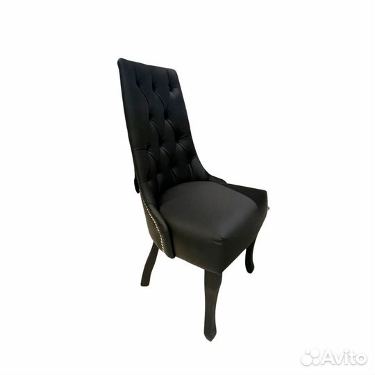 Стул в каретной стяжке Флоренция, черный