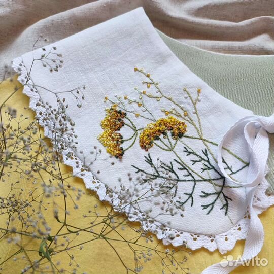 Съемный воротничок ручная работа