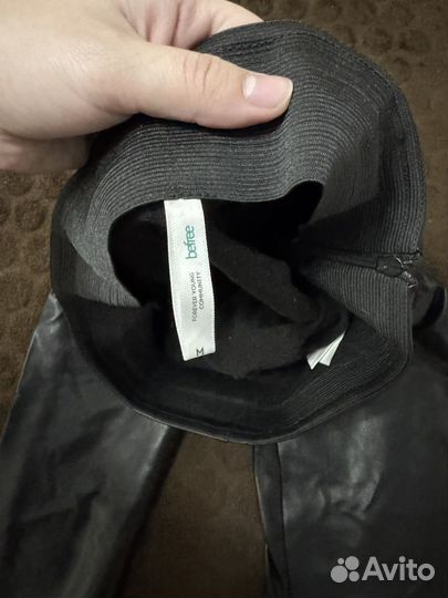 Брюки кожаные