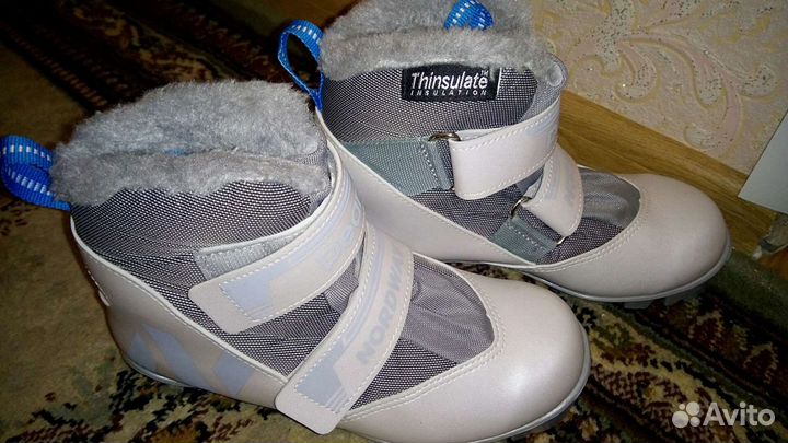 Лыжные ботинки,размер 35