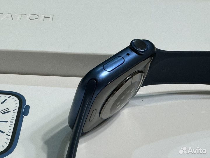Часы Apple watch 7 45 mm Blue