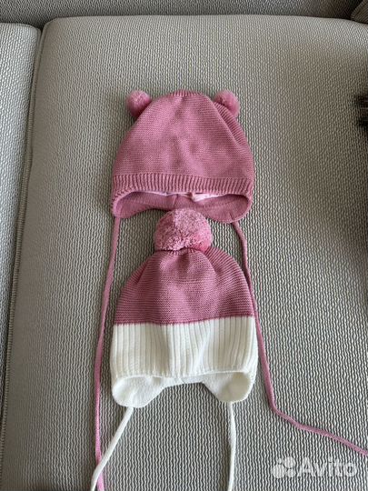 Шапки деми на 3 мес