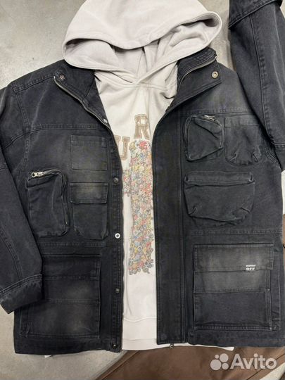 Куртка джинсовая дутая оверсайз Street Dept