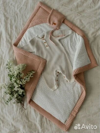 Конверт на выписку, плед