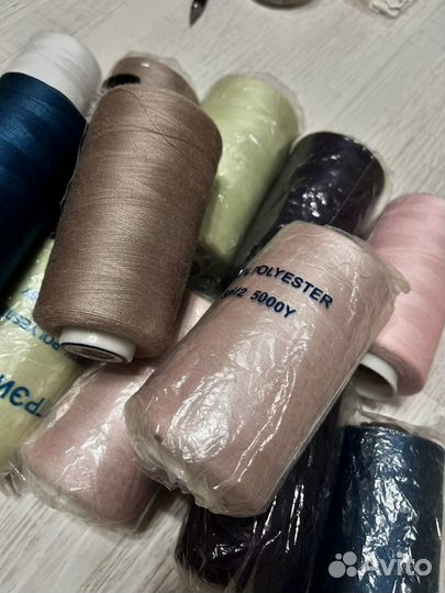 Нитки швейные бабины